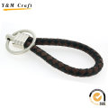 Promotional Blank Leather Keychain Keyring